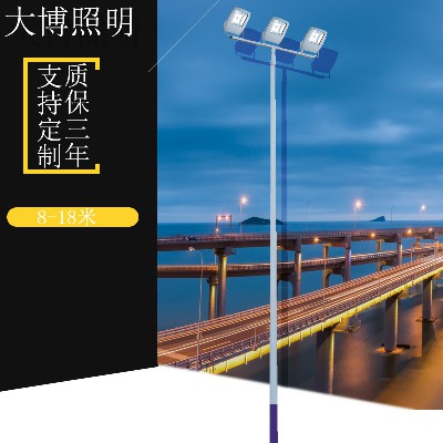 LED中桿燈6米8米10米12米15米三火路燈藍球場廣場足球場廠家批發(fā)