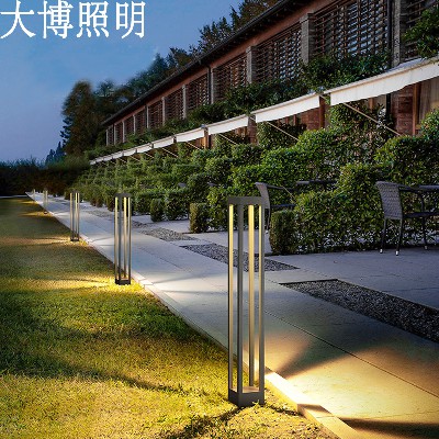led方柱燈簡(jiǎn)約戶外工程亮化庭院燈鋁制現(xiàn)代草坪燈廠家批發(fā)