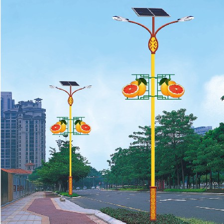 定制led太陽能路燈文化特色中國結(jié)道路亮化農(nóng)村光伏太陽能路燈