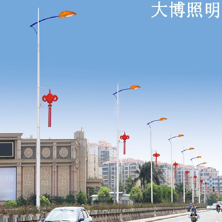 大博照明 LED路燈 批發(fā)戶外防腐防銹熱鍍鋅中國結(jié)路燈