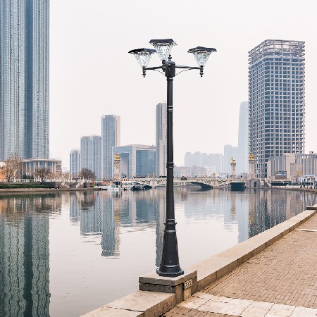 太陽能庭院燈壓鑄鋁防水戶外小區(qū)廣場亮化歐式LED景觀燈廠家批發(fā)