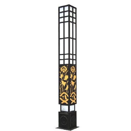 LED景觀燈廣場(chǎng)高亮照明鋁制荷花紋立體方形中式仿古戶(hù)外廠家批發(fā)