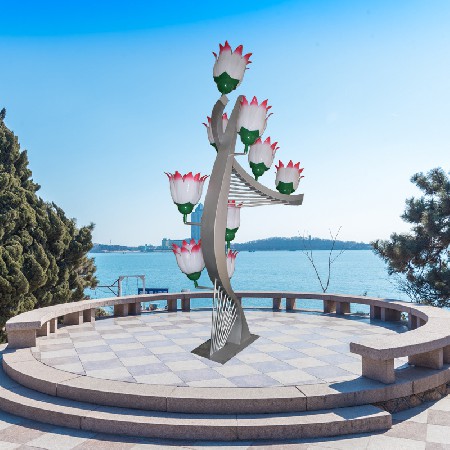 LED景觀燈戶外小區(qū)裝飾燈公園廣場特色藝術(shù)荷花景觀路燈廠家批發(fā)