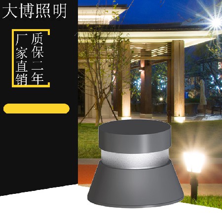 LED特色草地?zé)粜^(qū)庭院鋁制圓柱草坪燈4W簡(jiǎn)約現(xiàn)代防水廠家批發(fā)