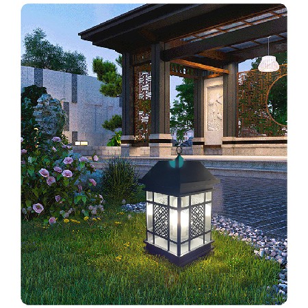 LED柱頭燈戶外景觀照明裝飾柱頭圍欄燈簡(jiǎn)約中式庭院燈大門柱子燈